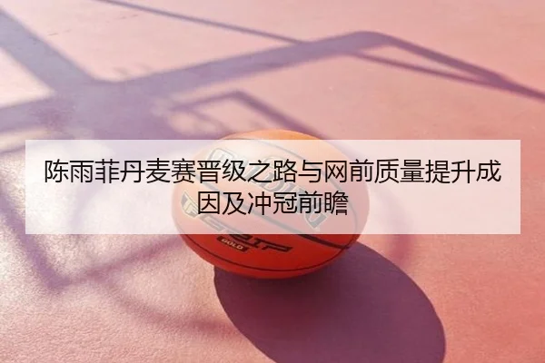 陈雨菲丹麦赛晋级之路与网前质量提升成因及冲冠前瞻